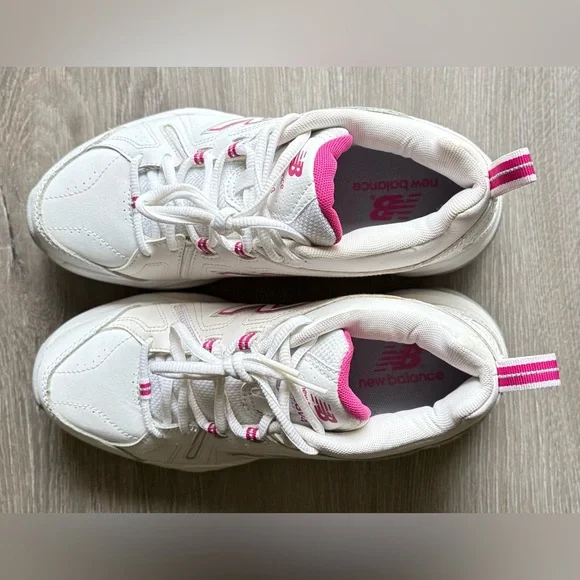 New Balance 608V4 White/Pink Women’s Size 7.5 WX608V4P - Picture 6 of 7